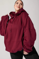 Pullover Cloud Hoodie - Crimson POPFLEX®